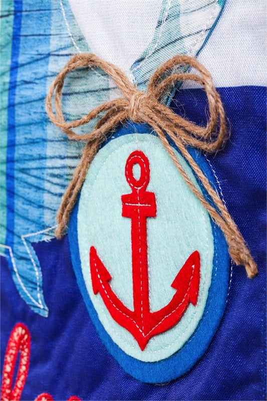 Whale Welcome House Flag
