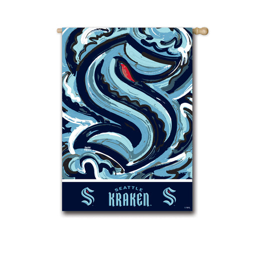 Seattle Kraken House Flag