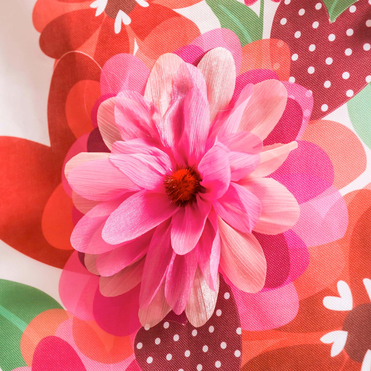 Buffalo Check Flower Pot Printed Burlap Garden Flag; Polyester 12.5"x18"