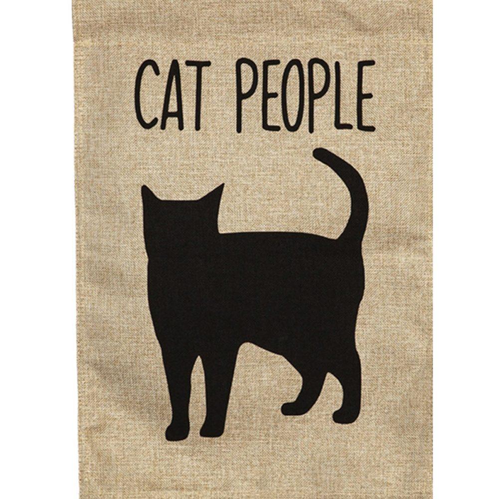 Cat People Garden Flag
