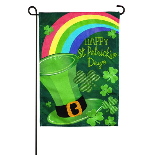 St.Patrick's Day Hat Garden Flag