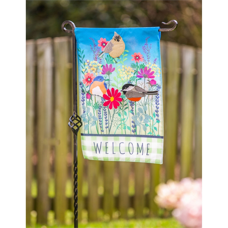 Wild Flowers Welcome Garden Flag