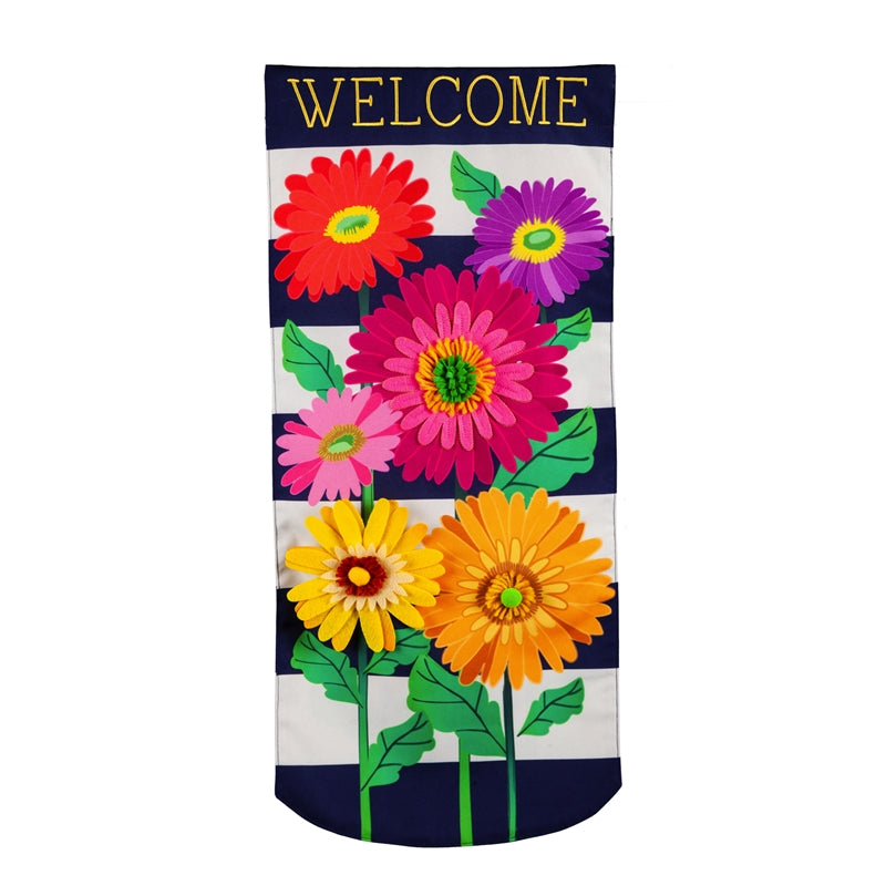 Gerbera Daisy Stripe Everlasting Impressions Garden Flag