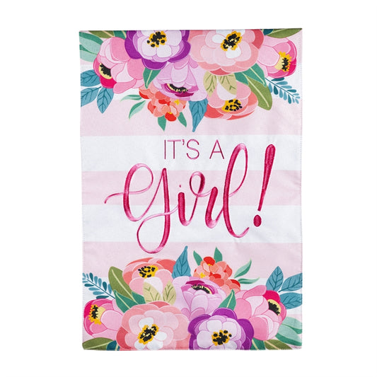 It's a Girl Garden Flag