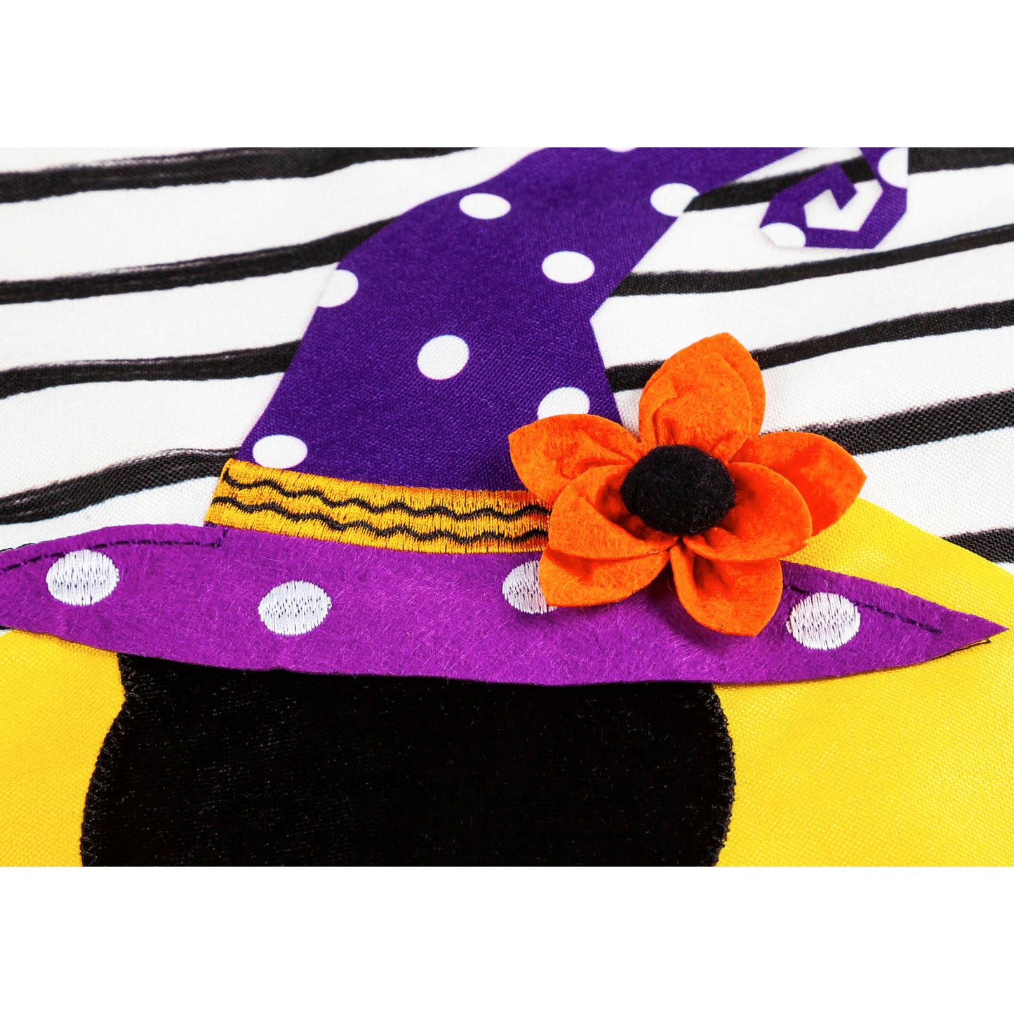 Witchy Black Cat Garden Flag