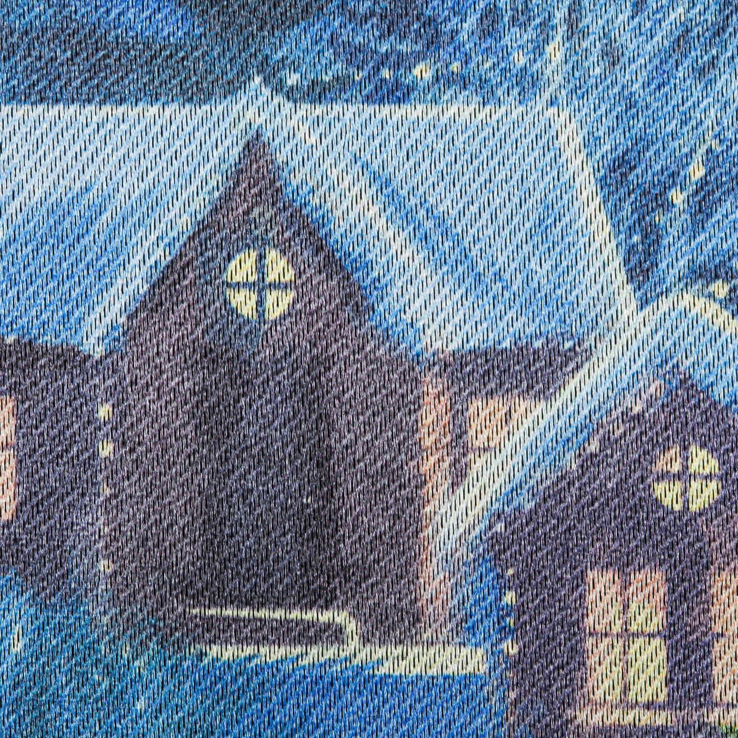 Santa's Sleigh on Christmas Lustre Garden Flag; Linen Textured Polyester 12.5"x18"