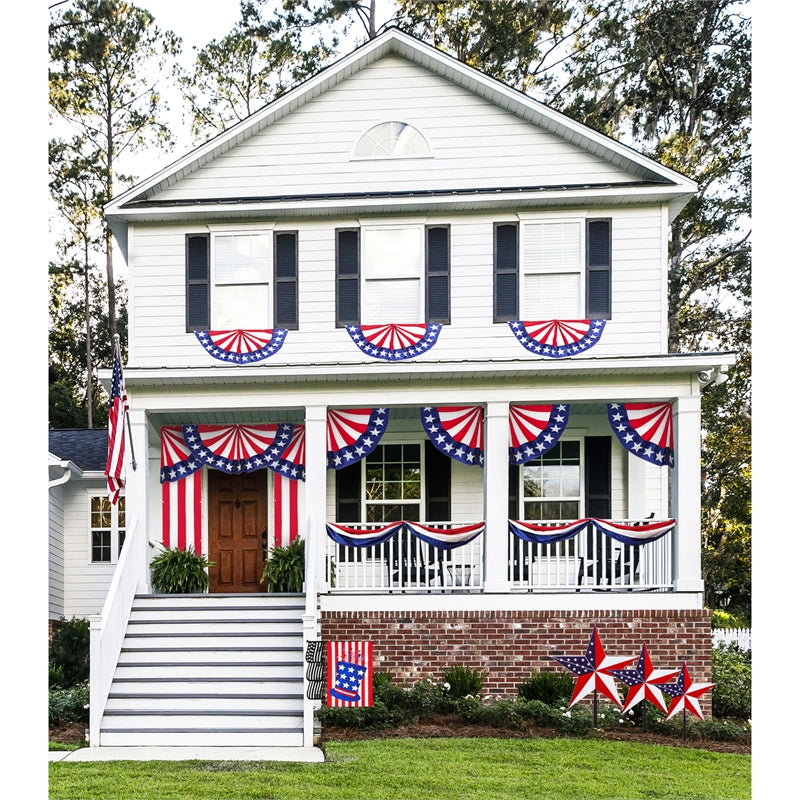Patriotic Hat Garden Flag