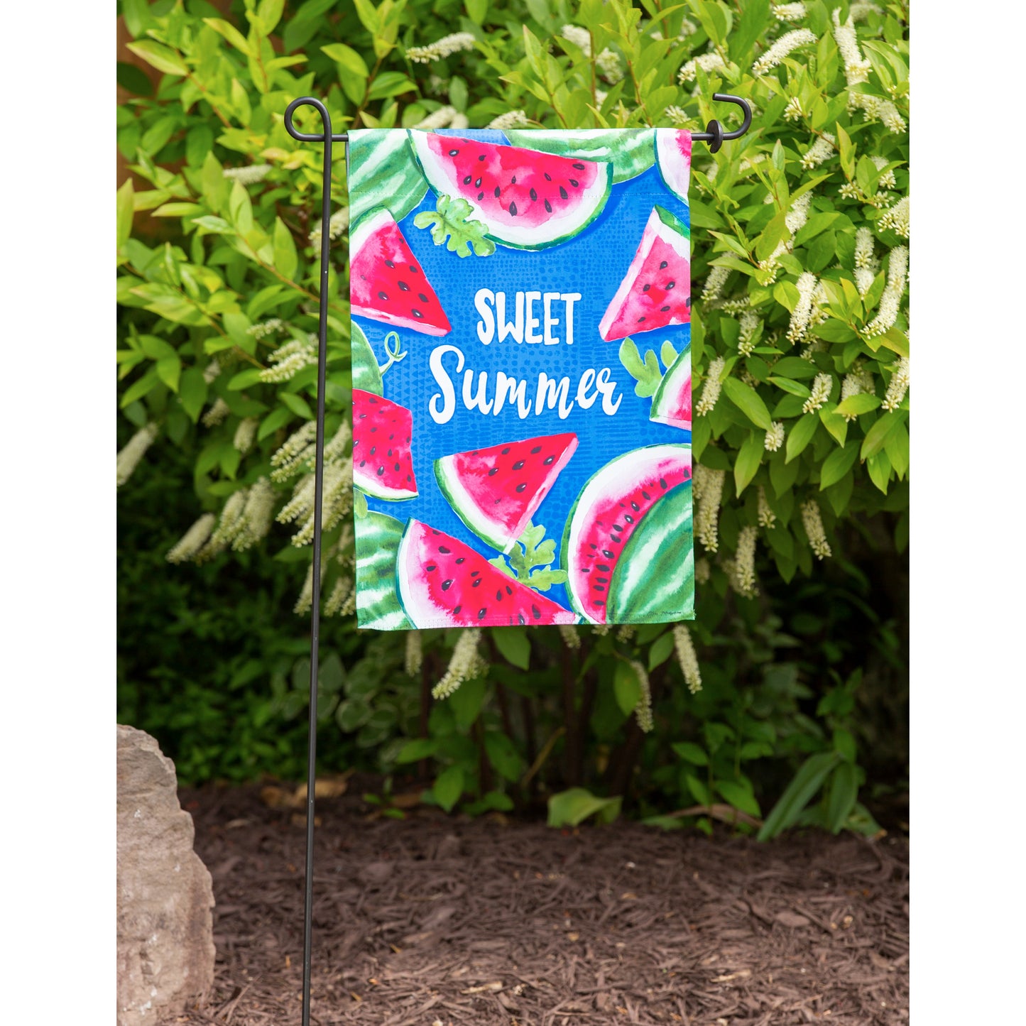 Sweet Summer Watermelon Garden Flag