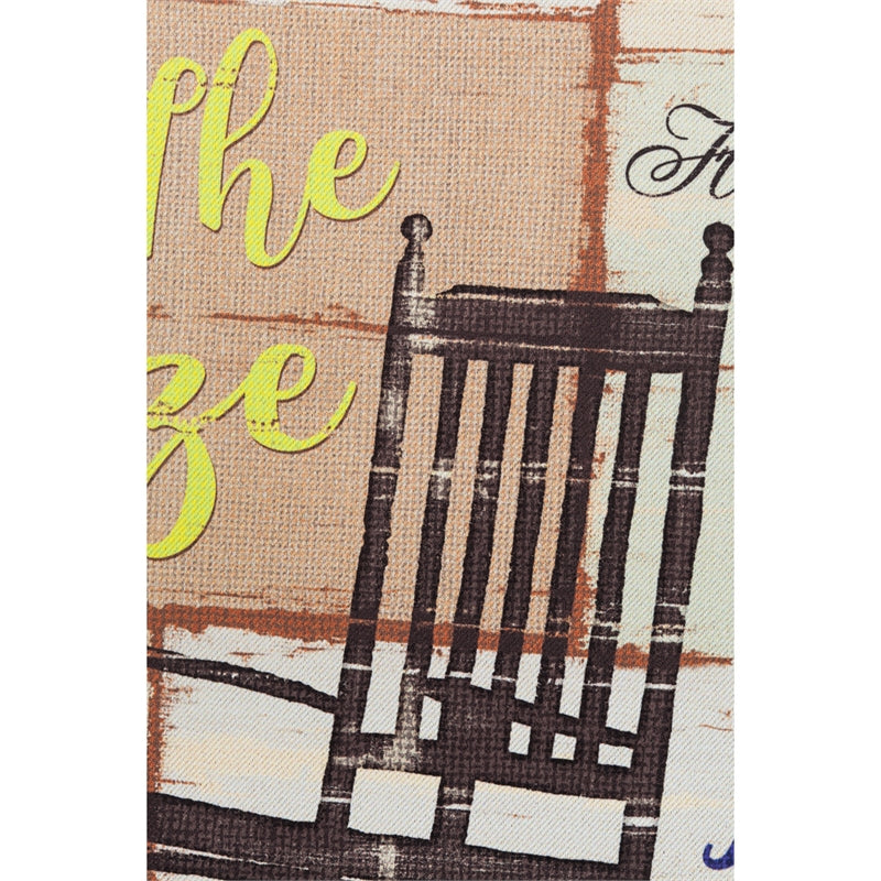 Porch Rules Garden Flag