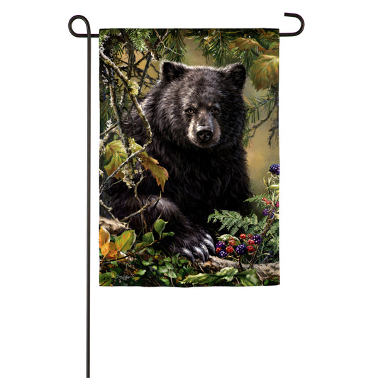 Black Bear Woods Garden Flag