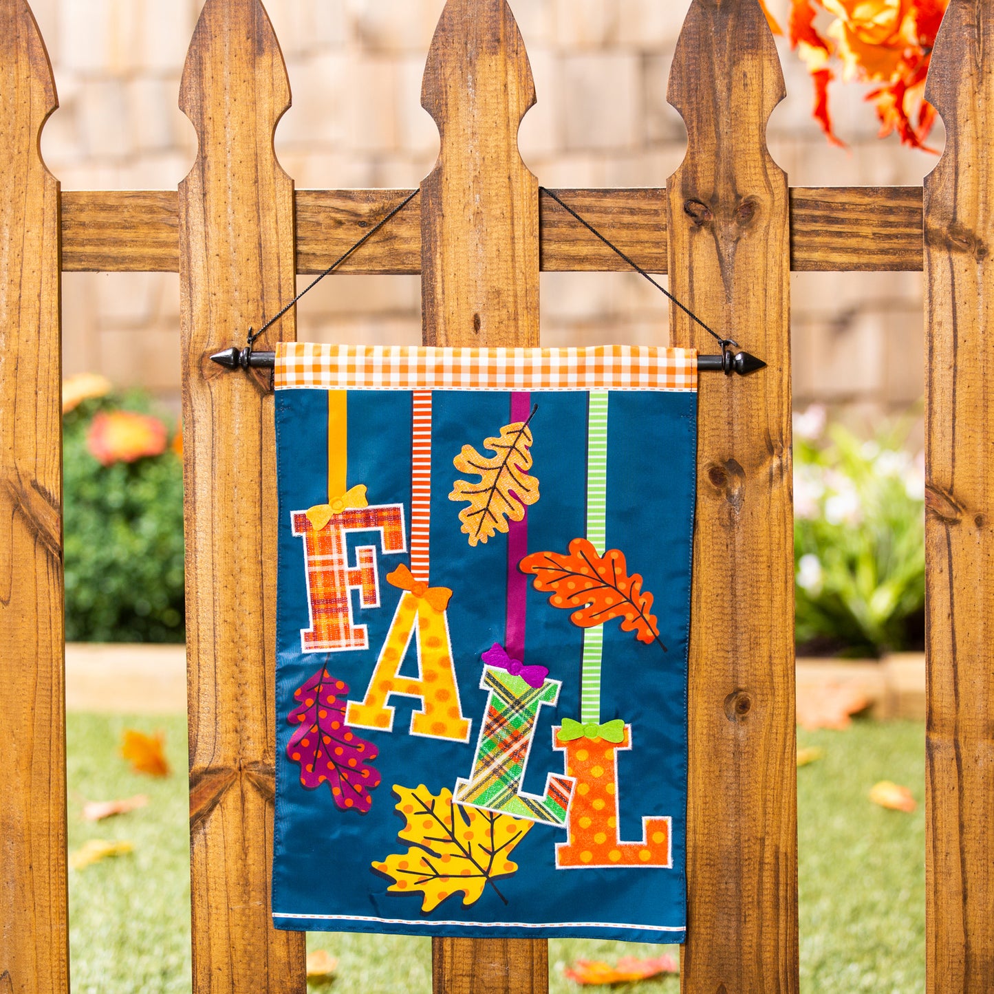 Falling Leaves Garden Flag