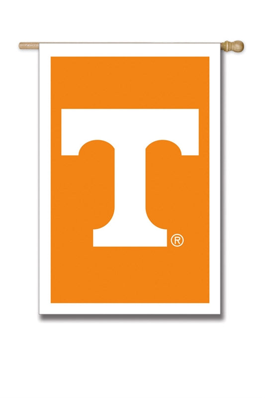 University of Tennessee Volunteers Double Sided Applique Garden Flag; Polyester