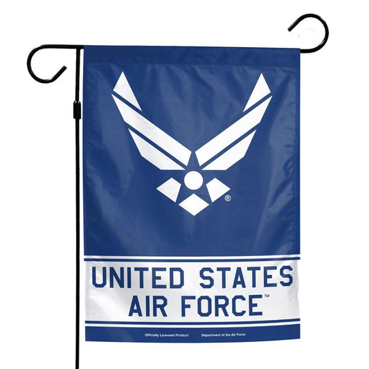 US Air Force Wings Logo Printed Garden Flag; Polyester