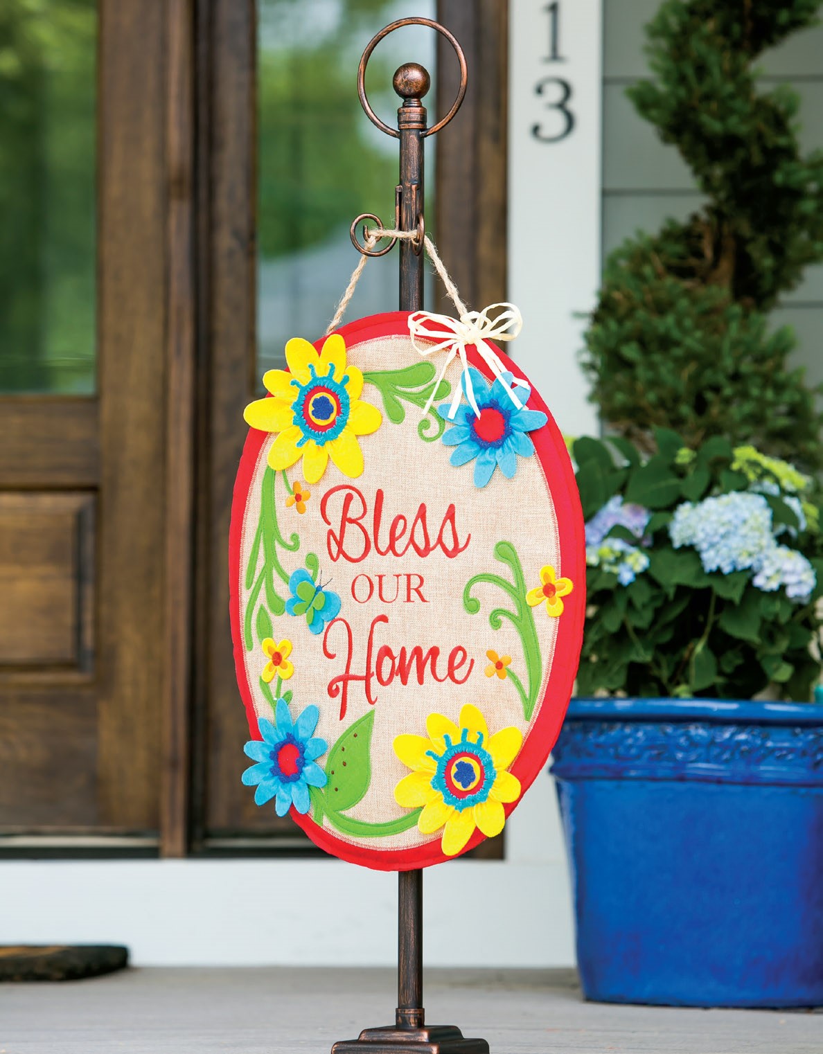 Decorative Bronze Metal Door Decor Hanger Stand
