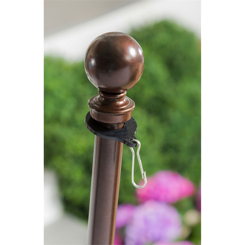 Adjustable Bronze Metal Telescoping House Flagpole