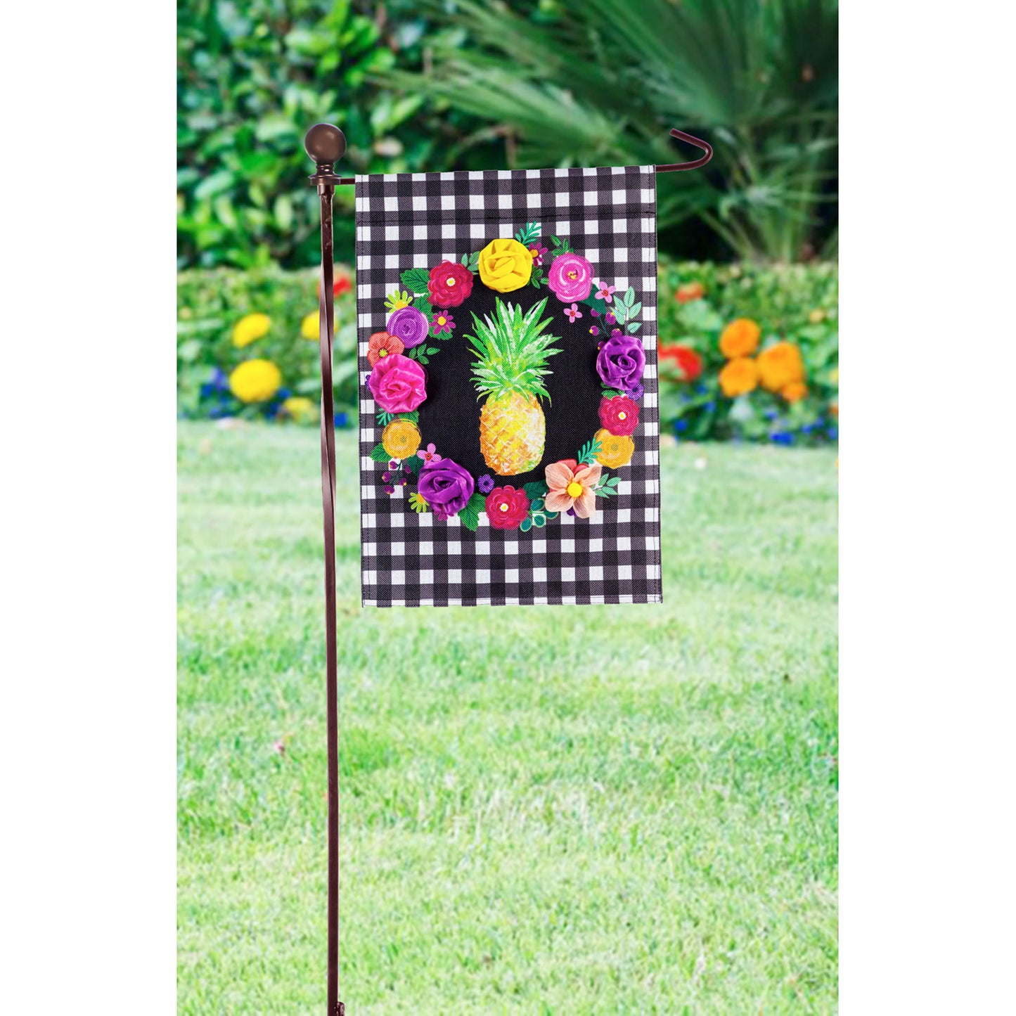 Bronze Metal Garden Flag Pole