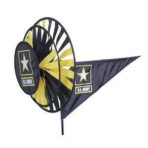 US Army Triple Spinner; Nylon 33"x27"x17"OD