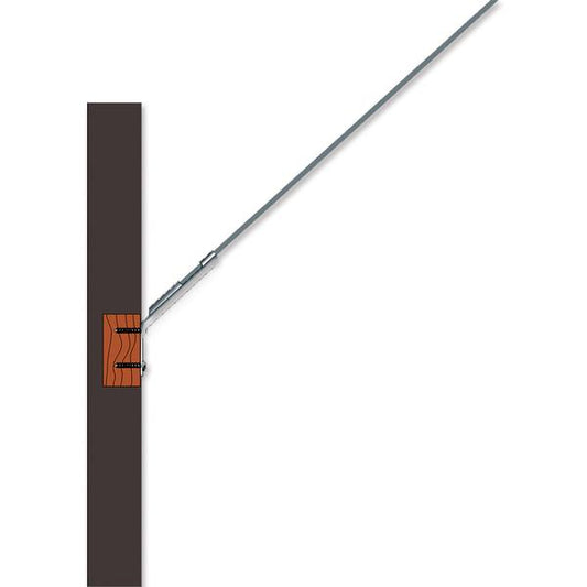 48" 2-piece Windsock Pole to include Wall Bracket
