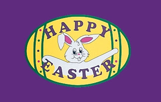 3x5 Happy Easter Bunny Outdoor Flag