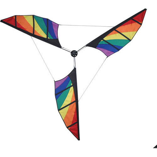 Rainbow Wind Generator to include Aluminum Mast & Ground Stake; 10.5T Pole with 6.5OD Wind Generator