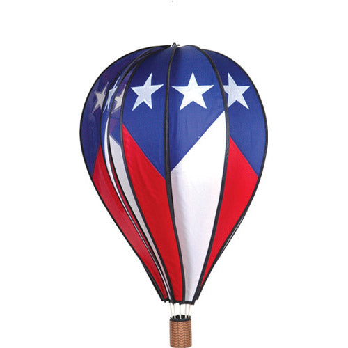 Patriotic Hot Air Balloon; 26"L x 17" Diameter