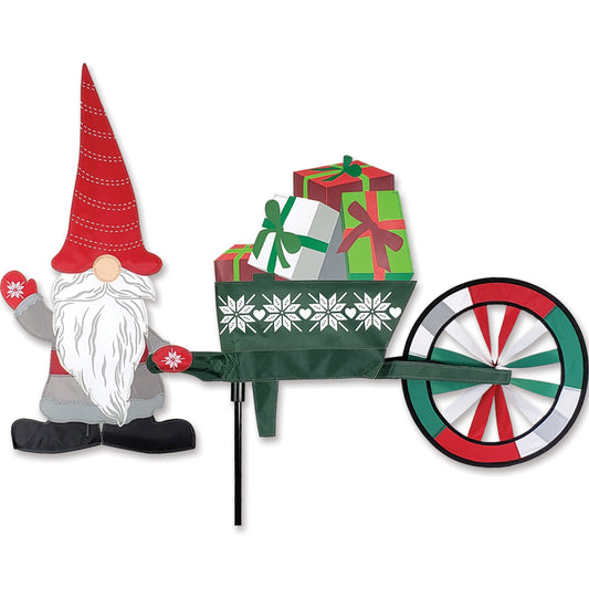 Christmas Gnome & Wheelbarrow Spinner