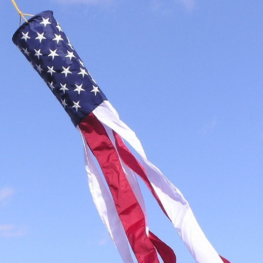 50-Star Fully Sewn Windsock - 48"