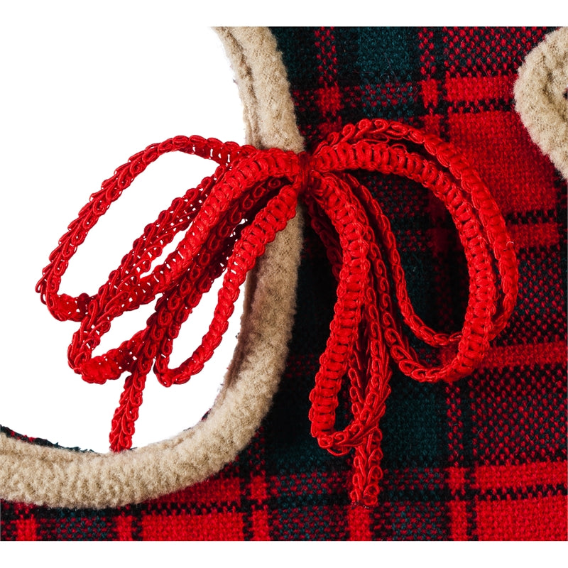 "Welcome Home for the Holidays" Door Hanger; Burlap 20"Tx21"W