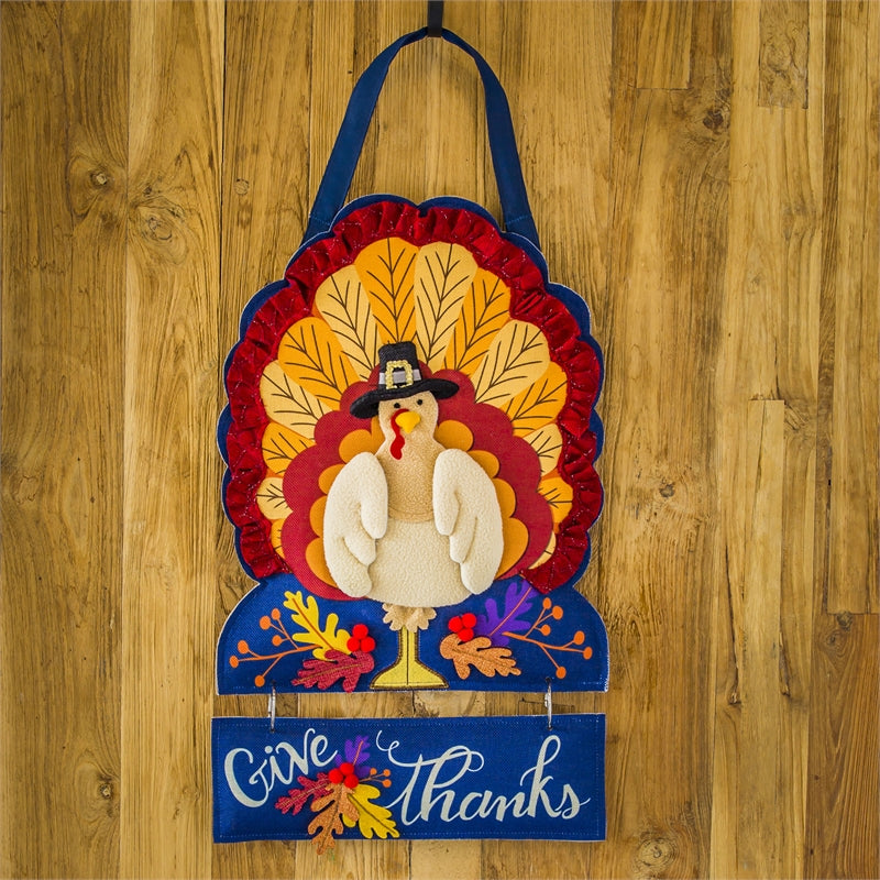 Pilgrim Turkey Door Hanger