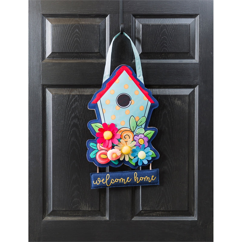 Welcome Home Birdhouse Door Hanger