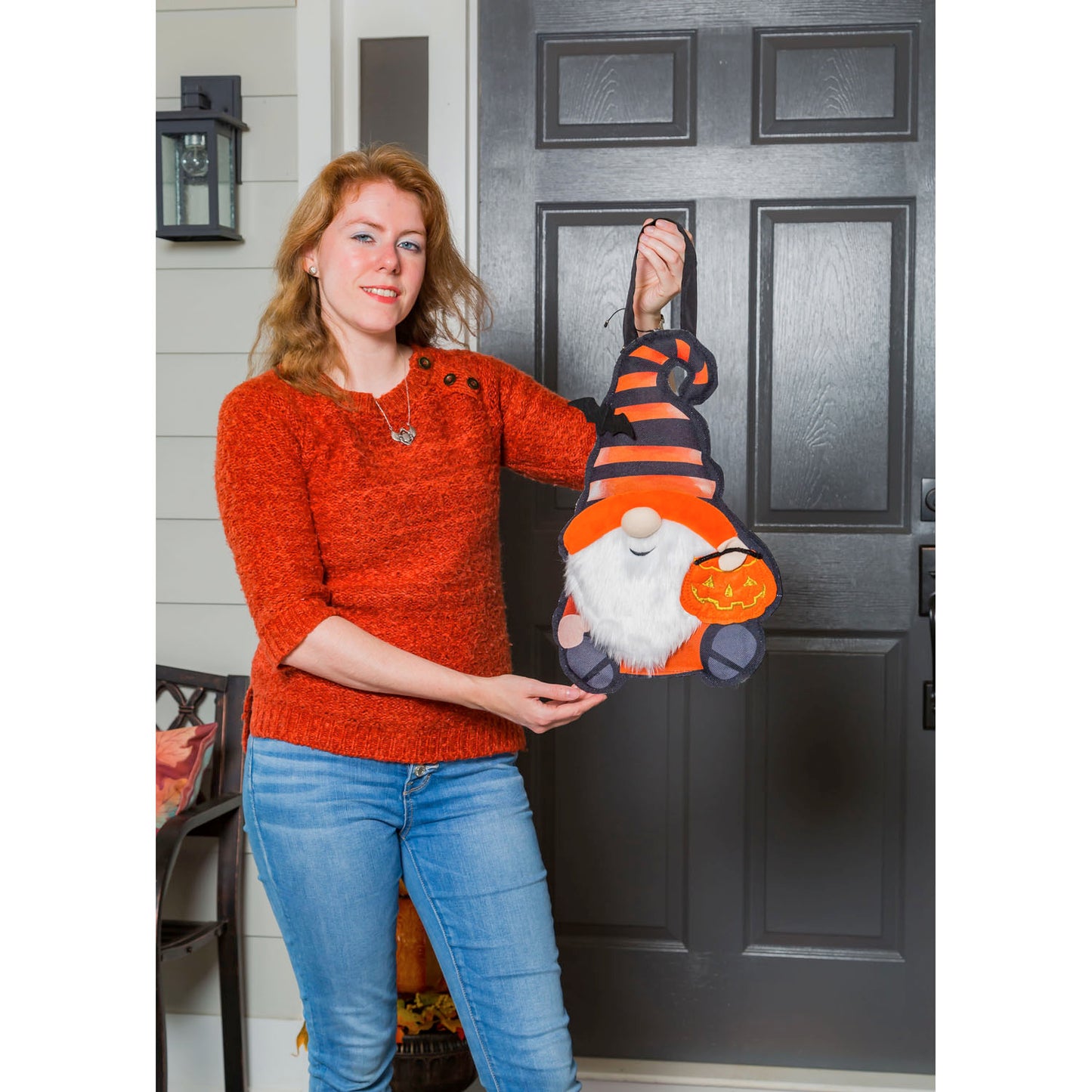 Halloween Gnome Door Decor