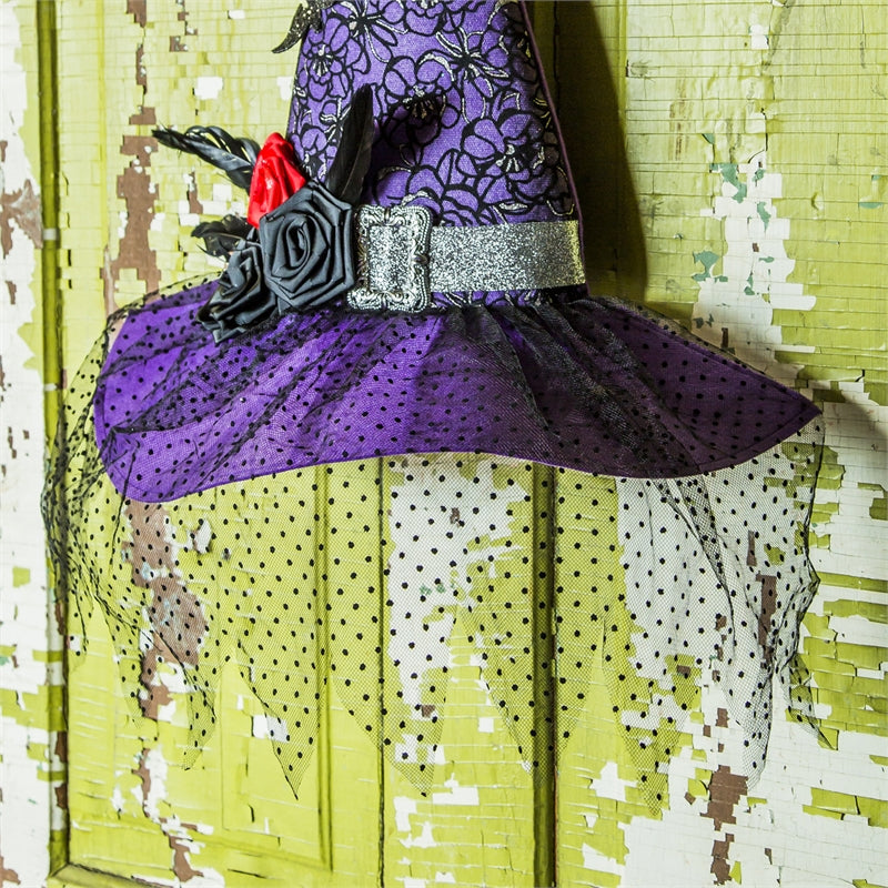 Elegant Witch Door Hanger; 26"Lx16.5"W
