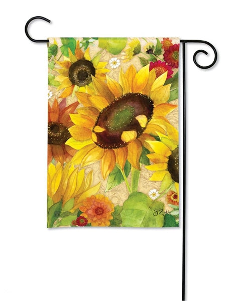 Yellow Sunflower Garden Flag