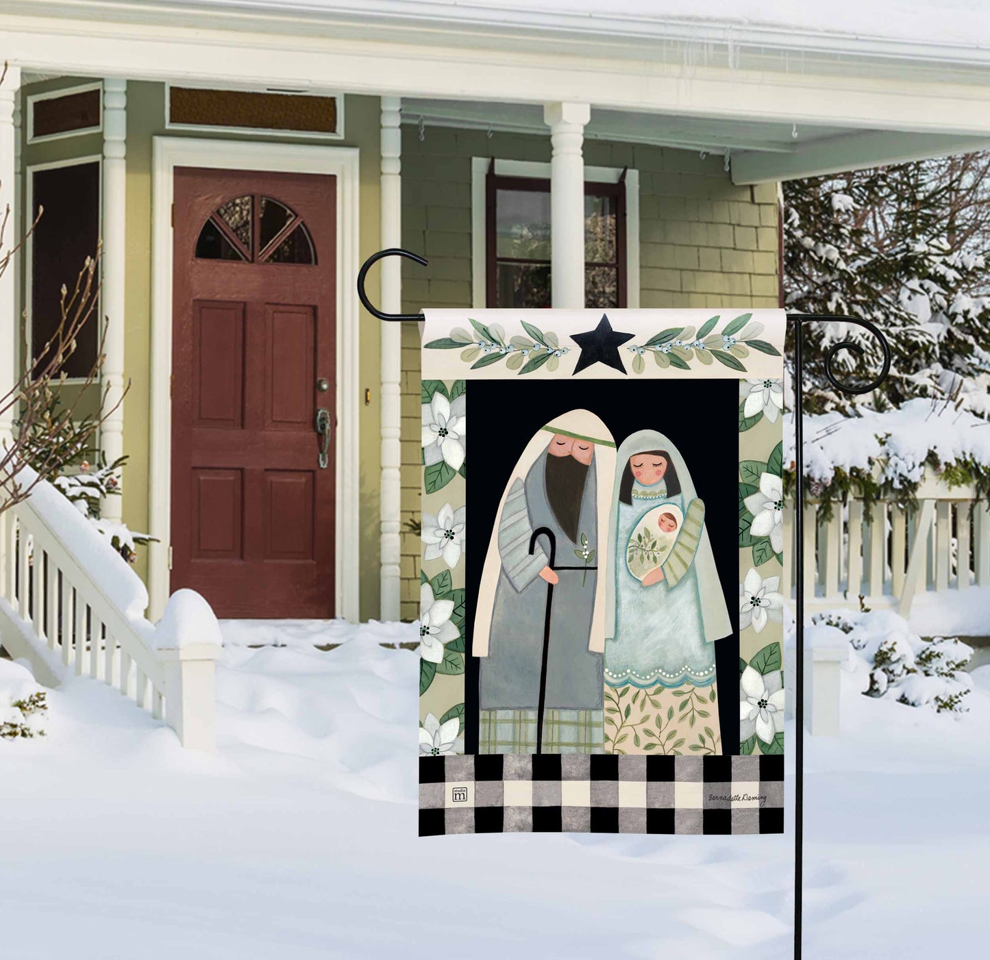 Holy Family Joy Garden Flag