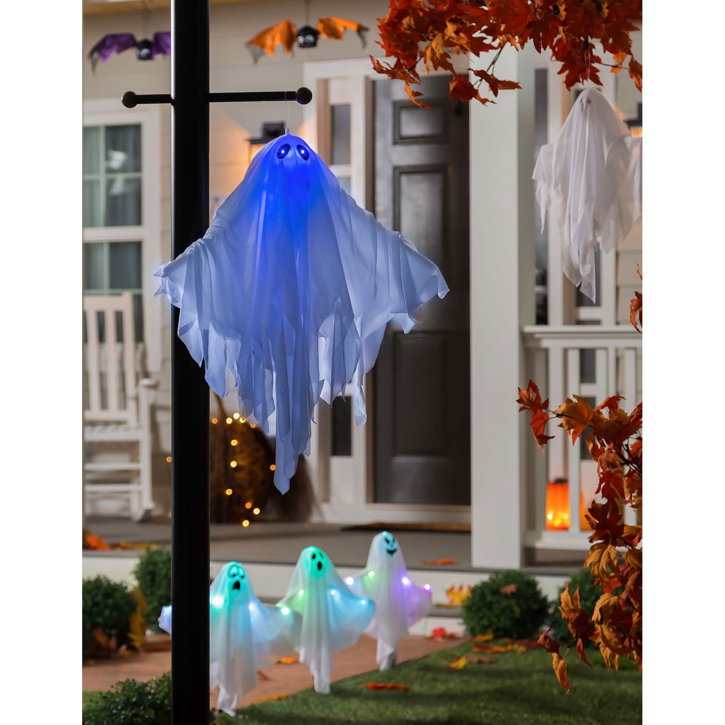 Animated Floating Ghost Hanging Decor - 27.5"W x 29.5"H x 3.5"D