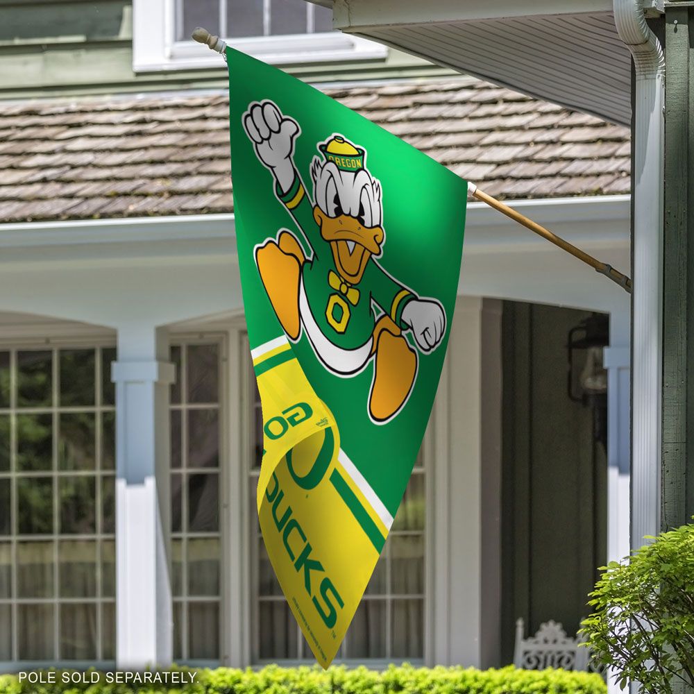 University of Oregon Donald Ducks House Flag
