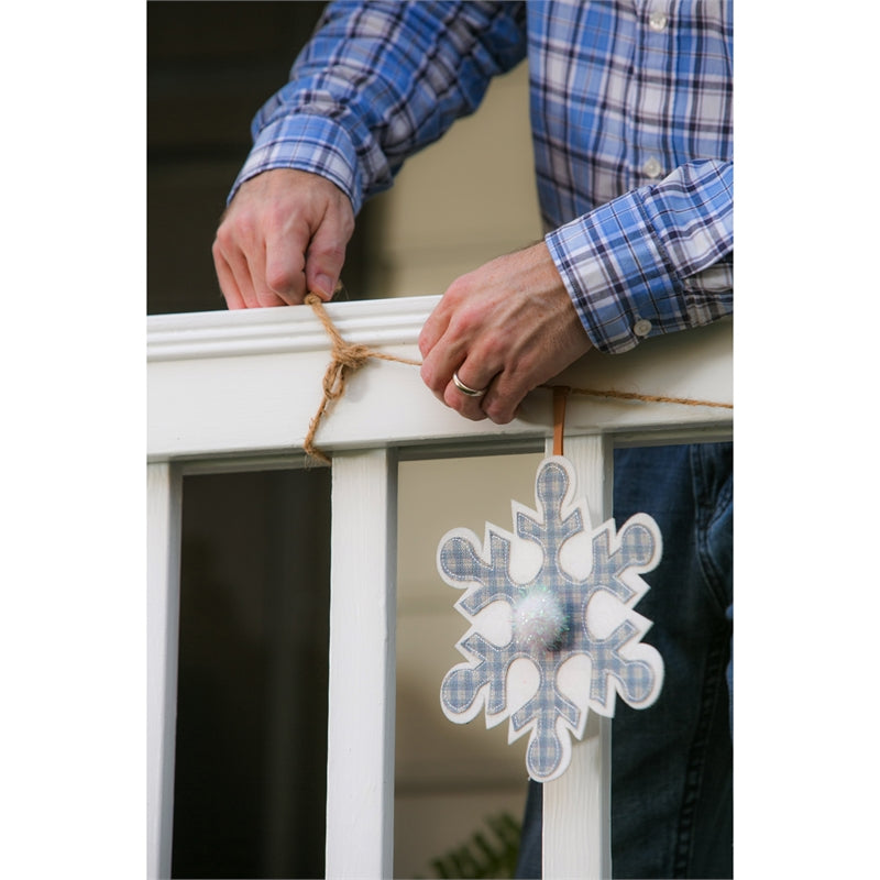 Snowflakes Seasonal Décor Banner