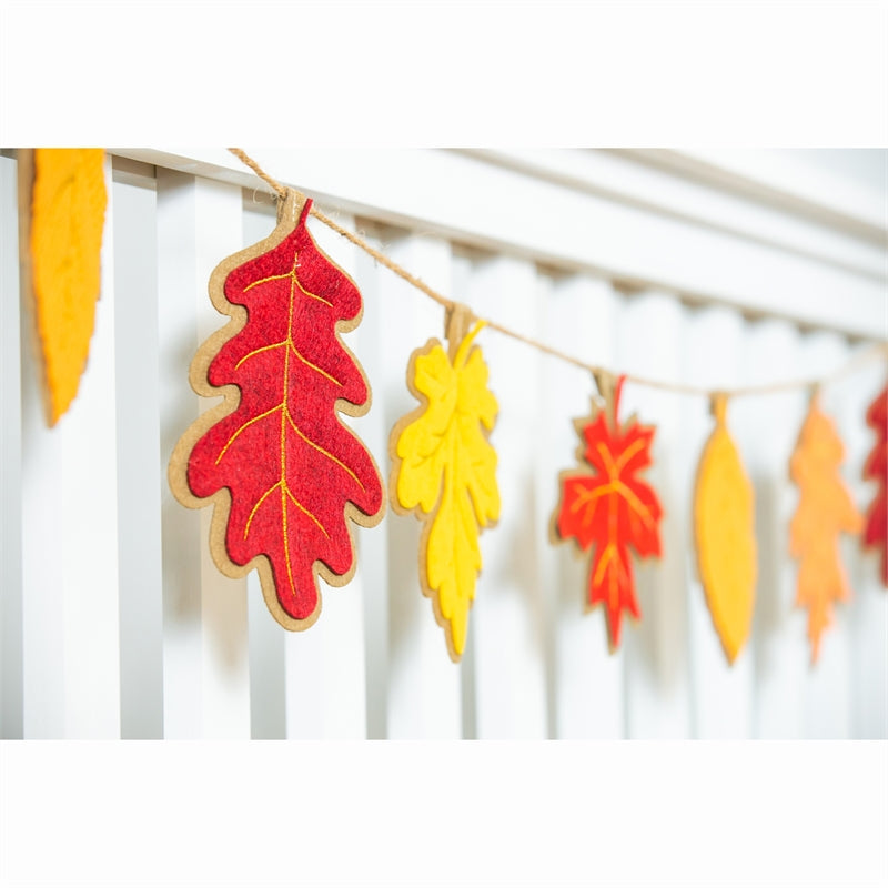 Fall Leaves Seasonal Décor Banner