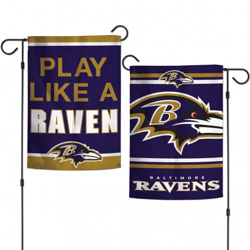 Baltimore Ravens 2-Sided Vertical Garden Flag; Polyester