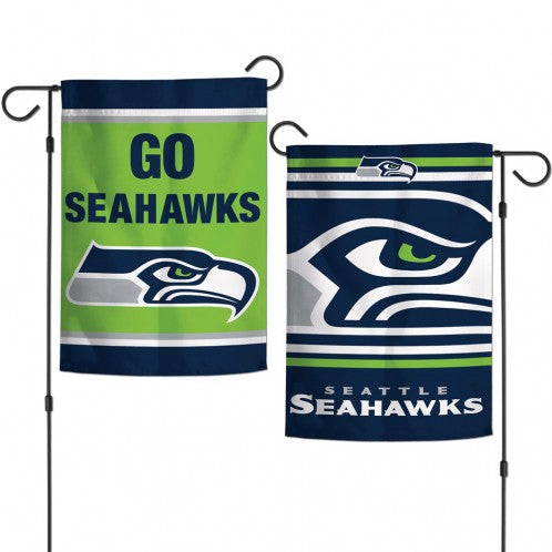 Seattle Seahawks 2-Sided Vertical Garden Flag; Polyester