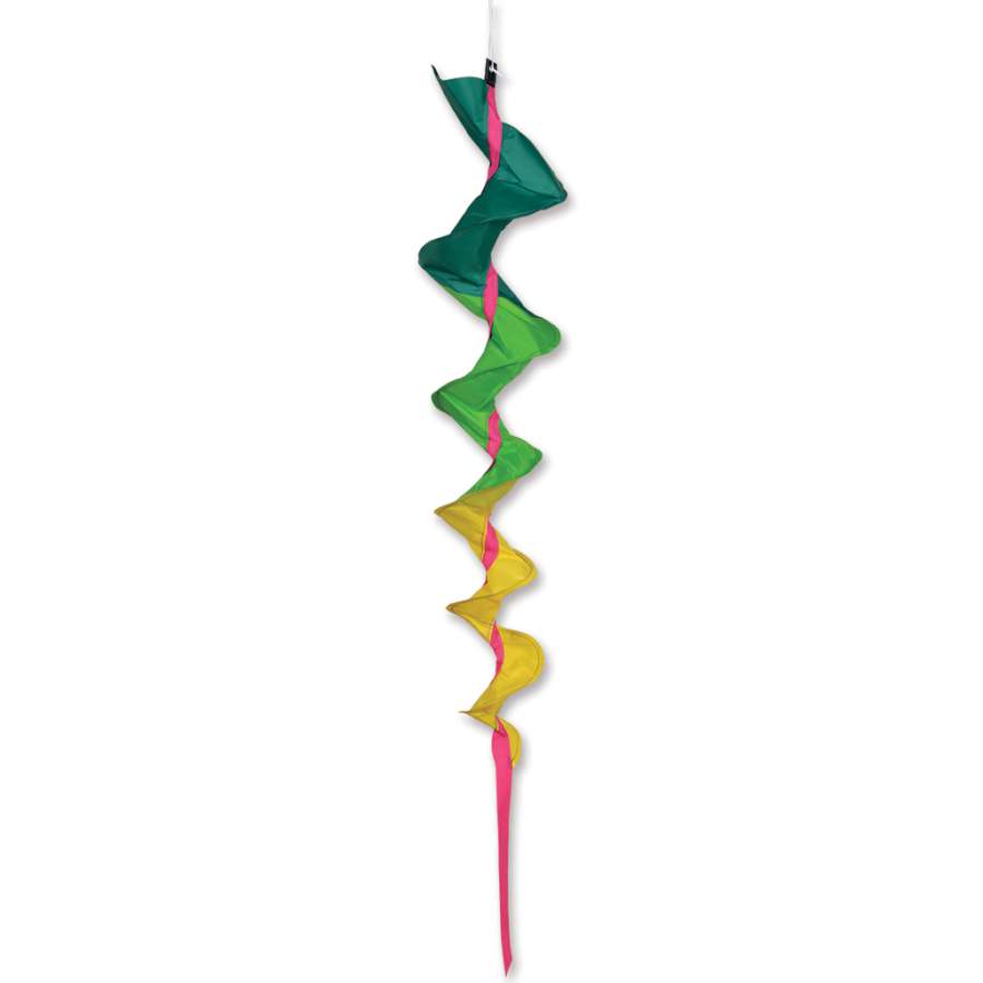 35" Fusilli Windsock - Evergreen Brights