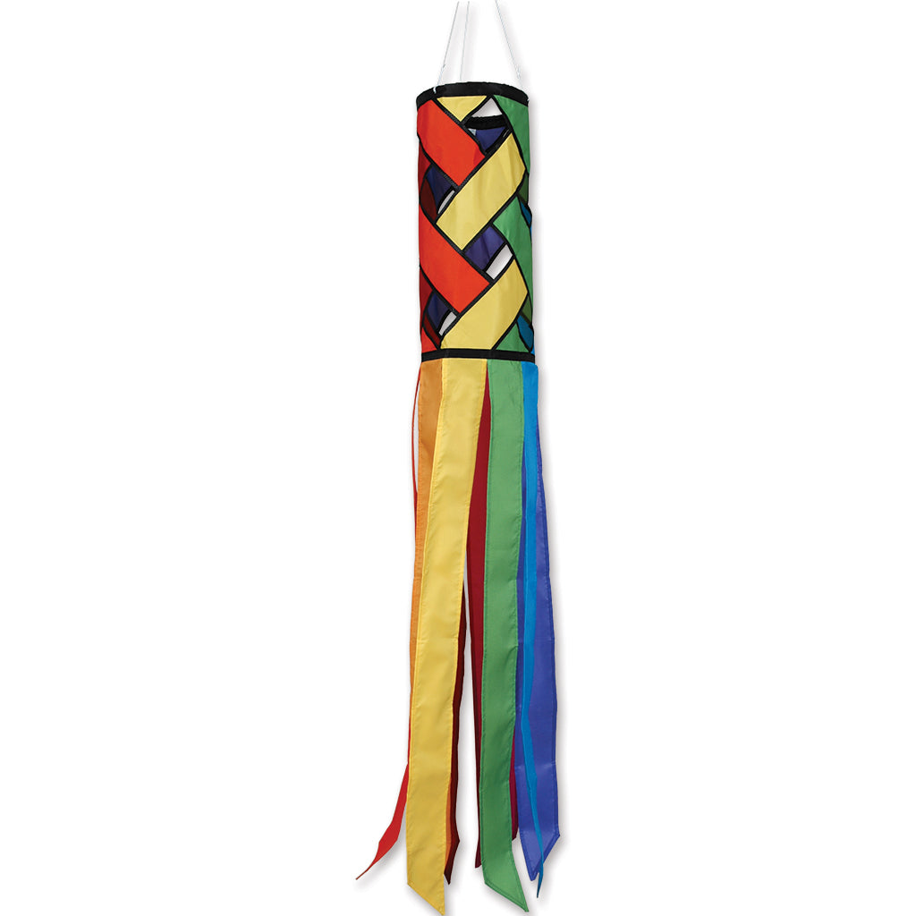 Rainbow Lattice Windsock; Polyester