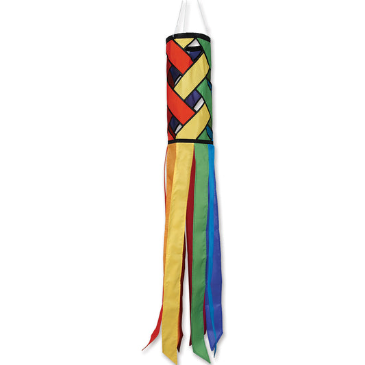 Rainbow Lattice Windsock; Polyester