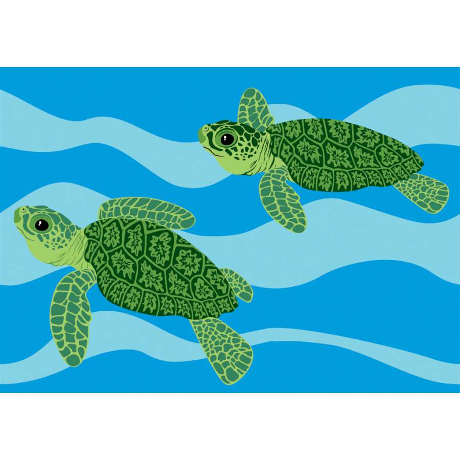 Sea Turtles Polyester Windsock
