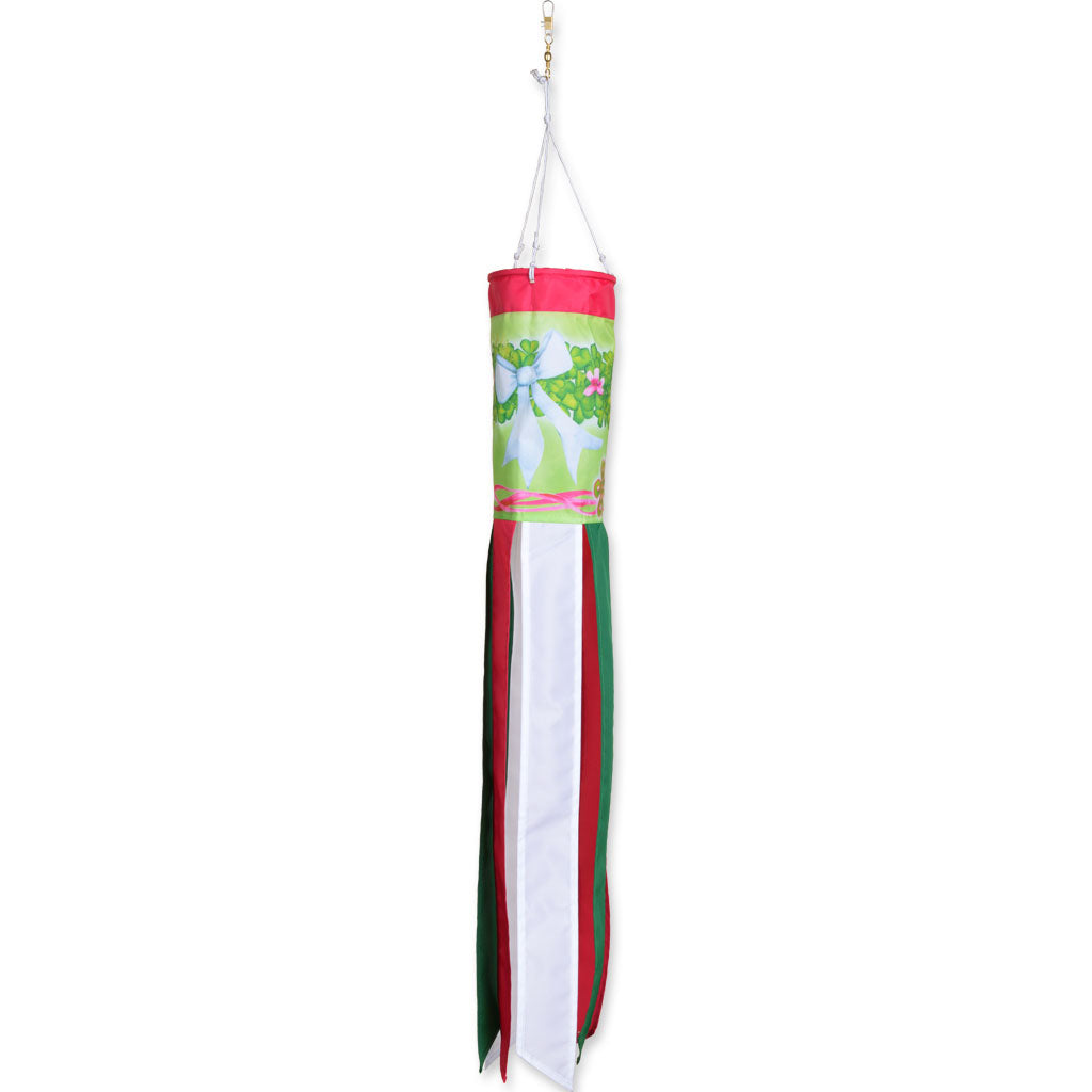St.Patrick's Day Shamrock Wreath Windsock