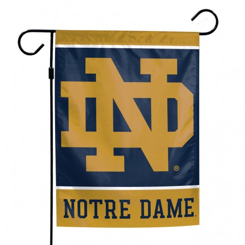University of Notre Dame Fighting Irish Garden Flag; Polyester