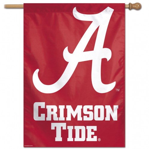 University of Alabama Crimson Tide House Flag; Polyester