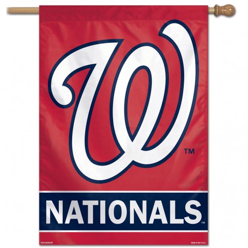 Washington Nationals Team House Flag; Polyester