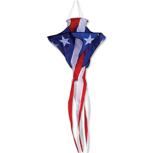 30" Patriotic Star Twister Windsock