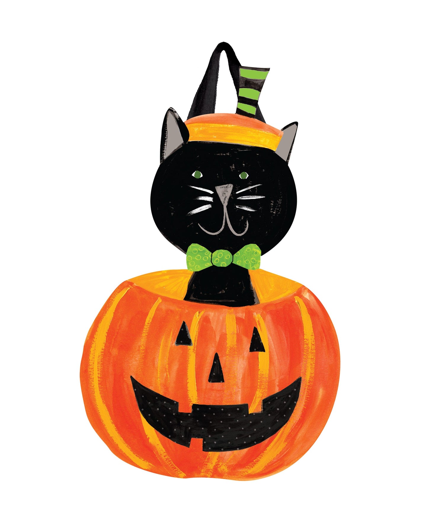 Boo Kitty Door Decor; PVC